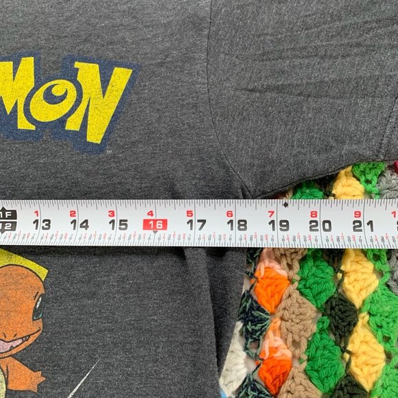 2010s Pokemon Gen 1 Starters DIstressed Graphic Soft Heathered Graphic T… - Picture 9 of 12